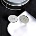 Personalized Silver Oval Cuff Links