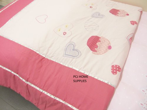 GIRLS PINK BEDSPREAD THROW 150 X 200CM