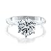 Bling Jewelry 925 Sterling Silver Round CZ Diamond