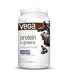 Vega Protein & Greens, Chocolate, Tub, 28.7 oz