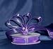 Sheer Organza Ribbon Mono Edge - 3/8" - 25 Yards (75 FT) - Purple