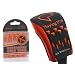 Six Shooter Golf Headcover + 16 Unbreakable Golf Tees (6 x 2.7/8" and 10 x 2.1/4")