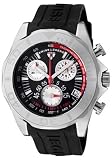 41ece8HTe%2BL. SL160  Mens Tungsten Chronograph Black Dial Black Silicone