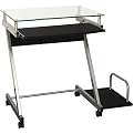 Computer Cart with CPU Cart - Black