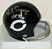 Gale Sayers Autographed/Hand Signed Throwback Chicago Bears Mini Helmet with HOF 77 Inscription