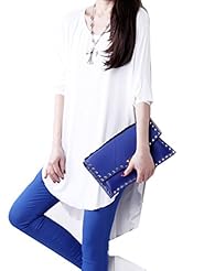 Chiffon Above the Knee Short Dolman  Shirt Mini Dress 