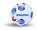 Diadora Monza Soccer Ball (Size 3, White/Royal)