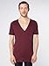 American Apparel Sheer Jersey Short Sleeve Deep V-Neck