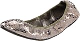 Wanted Shoes Women's Lario Ballet Flat,Pewter,9 M US