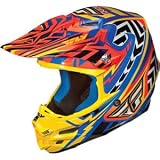 Fly Racing F2 Carbon Andrew Short Replica Helmet - Medium/Orange/Blue/Yellow