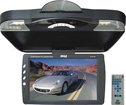PYLE PLRD143IF 14.1-Inch Roof Mount TFT-LCD Monitor with Built in DVD Player