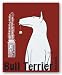 Bull Terrier Tea by Ken Bailey 8"x10" Art Print Poster