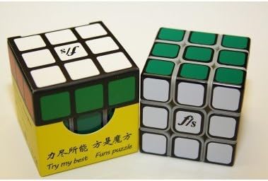 FunsPuzzle ShuangRen 3x3 54.6mm Cloudy White/Black