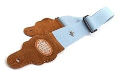 Gaucho Light Sky Blue 'Hemp Series' Hemp Guitar Strap for Electric/Acoustic/Bass Guitar