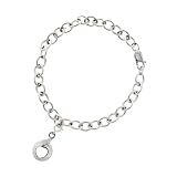 Sterling Silver Hearts of Promise Charm Bracelet by Janel Russell, 7.5