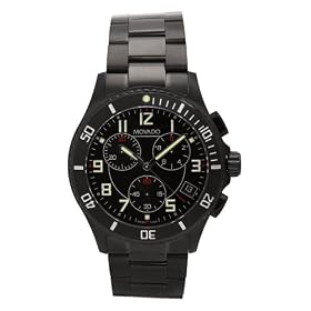 Movado Men's Junior Sport Black PVD Stainless Steel Watch #0606066