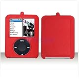 For Apple Ipod Nano 3rd Generation Gen 3G Protex 2-Tone Leather RED Protective Case Cover