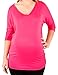 Caramel Cantina Maternity Dolman Half Length Sleeve Top