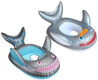 Shark Shape Kids Baby Inflatable Pool Swim Ring Seat Float Boat Swimming