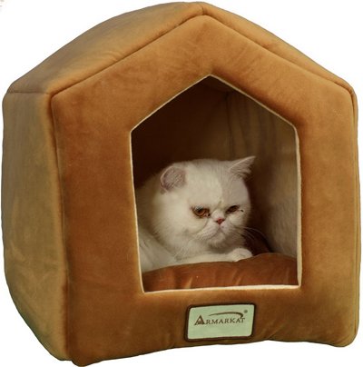 Armarkat Brown Cat Bed Size, 18-Inch by 14-Inch