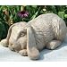 Big Cast Stone Bashful Bunny Rabbit Garden Sculpture Home Statue Hare