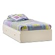 Sand Castle Mates Bed in Pure White Finish By South Shore Furniture