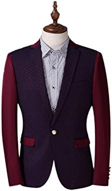 POSHAWN Men's Slim Fit Style Suit Jacket