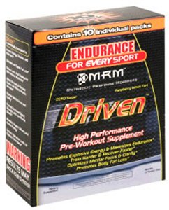 MRM, 高性能プレワークアウトサプリ, タルトラズベリーレモン, 10-25gパック, 10/bo
