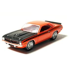 GreenLight 1970 Plymouth 'Cuda AAR Coupe - Orange 1:64 Barrett-Jackson Auction Block *FREE... by DK HUSKY RACING