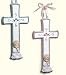Small Blessings Wall Cross Pink (Girl)