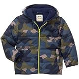 GYMBOREE(ジンボリー) カモパッファジャケット オリーブカモ アウターダウンジャケット M【並行輸入】