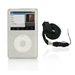 LAVA Ultimate Pack for iPod Classic includes Genuine Leather Case, Black Lanyard, Home and Car Charger, iPod Cable and LAVA Mini Volcano Speaker