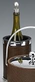 Kraftware 46178 San Remo Pinecone Deluxe Wine Chiller with Chrome Band