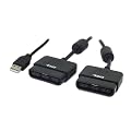 PLANEX USB�Q�[���p�b�h�R���o�[�^�iPS/PS2�Ή��E2�|�[�g) PSX-CV02