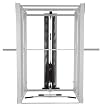 BodyCraft Jones Lat Attachment with 200-Pound Weight Stack BodyCraft Jones Lat Attachment with 200-Pound Weight Stack
