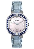 Women's C-One Automatic Sapphire and Diamond Automatic Watch Blue Alligator and Stainless Steel