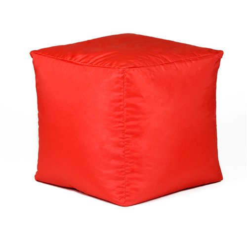 BAR B CUBE Beanbag Stool RED - Outdoor & Indoor use (water resistant)