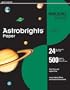 Wausau Astrobrights Heavy Duty Paper, 24 lb, 8.5 x 11 Inch, Gamma Green, 500 Sheets (21548)