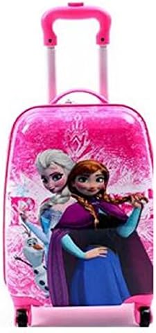 Disney Frozen"Anna and Elsa" 18" Hard Side Carry On Spinner Luggage