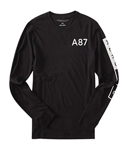 Aeropostale Men's Long Sleeve A87 Graphic T Shirt