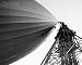 Wallmonkeys Peel and Stick Wall Decals - Hindenburg Attached to a Mooring Mast - Removable Graphic