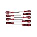 Wiha 46799 3K Ball End Hex Drivers with SoftGrip Handles, 9-Piece