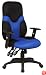High Back Mesh Ergonomic Task Chair with Adjustable Arms [BT-6001-BEBK-GG]