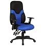 High Back Mesh Ergonomic Task Chair with Adjustable Arms [BT-6001-BEBK-GG]