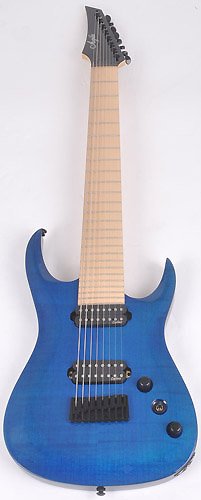 8String Electric Guitar
 - Agile Septor 827 Mn Cp Blue Flame 8 String Electric Guitar Review Gharrisonricehd
