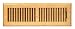 Tools & Hardware : 4X14 PLASTIC MAPLE LOUVERED FLOOR REGISTER