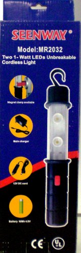  Seenway MR2032 Two 1-Watt LEDs Rechargeable Light 