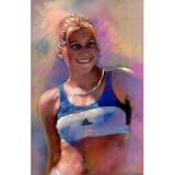 Professionally Framed Anna Kournikova (Art Portrait) Sports Poster 11x17 with RichAndFramous Black Wood Frame 41edCM1loAL. SL160 Professionally Framed Anna Kournikova (Art Portrait) Sports Poster 11x17 with RichAndFramous Black Wood Frame