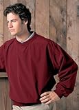 Big Mens Long Sleeve Windproof/Water Resistant Wind Shirt (Big & Tall and Regular Sizes)