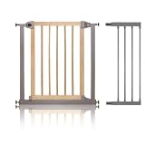 Lindam Easy Fit Wood and Metal Baby Gate with Extensions - 101cm - 108cm